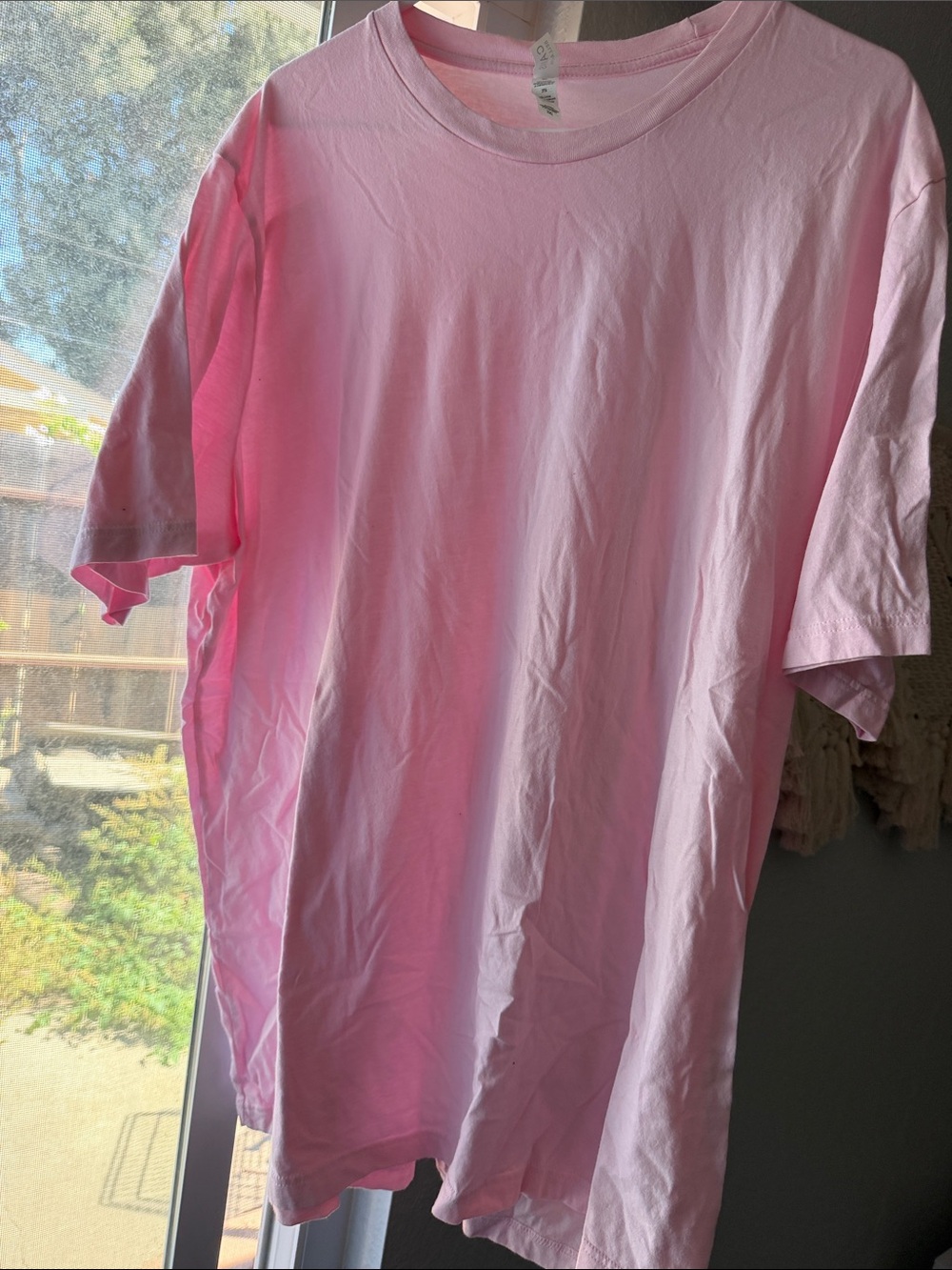 Bella Canvas Light Pink Short Sleeve Crew Tee